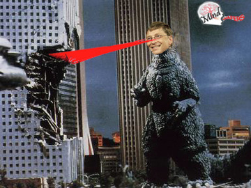 Bill Gates Godzilla